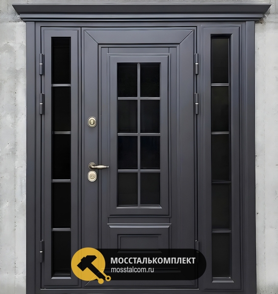 Входная группа с остеклением