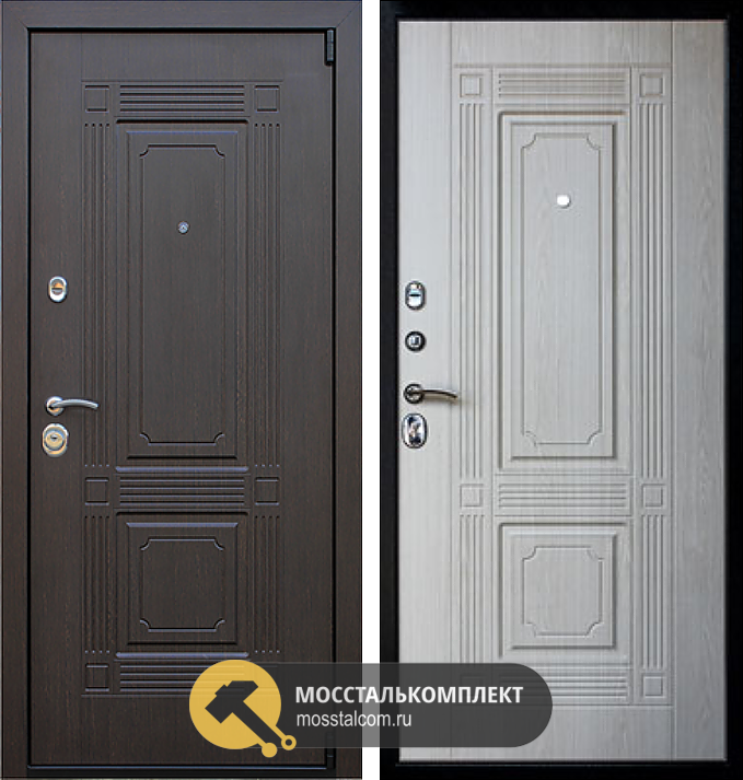Стальная дверь «Викинг (без зеркала)»